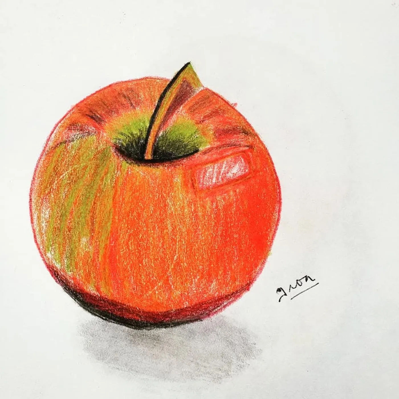 Apple drawing