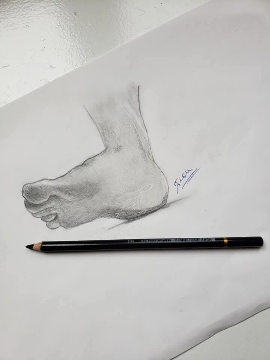 Foot drawing