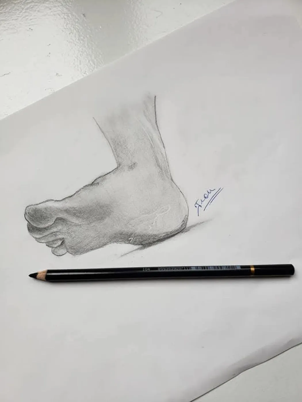 Foot drawing