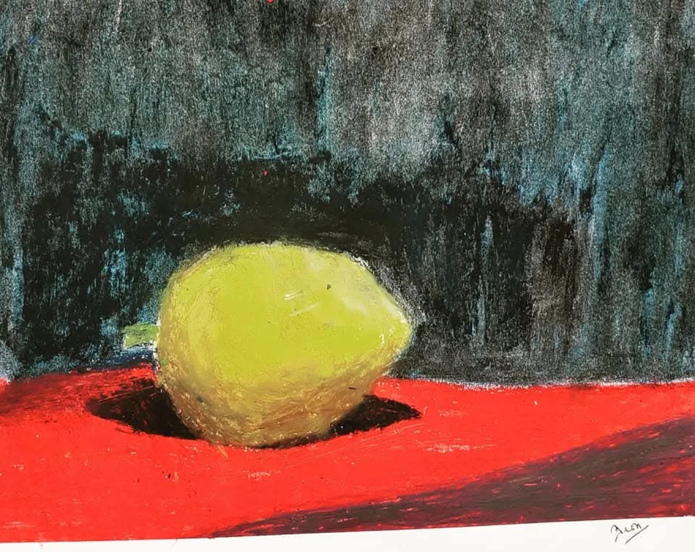 Lemon drawing