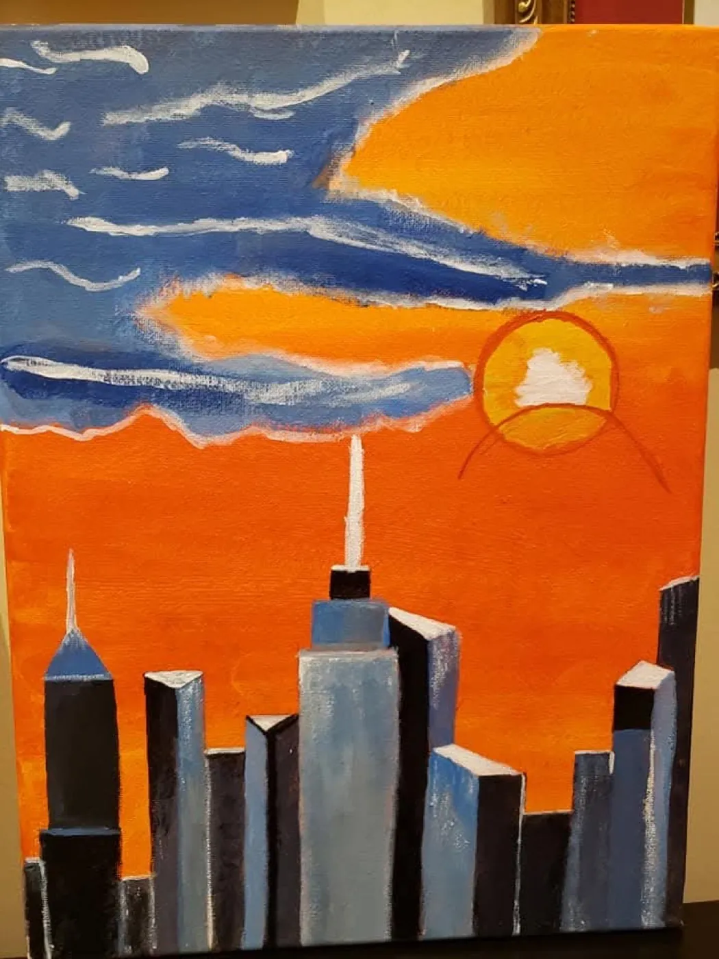 Skyscraper drawing