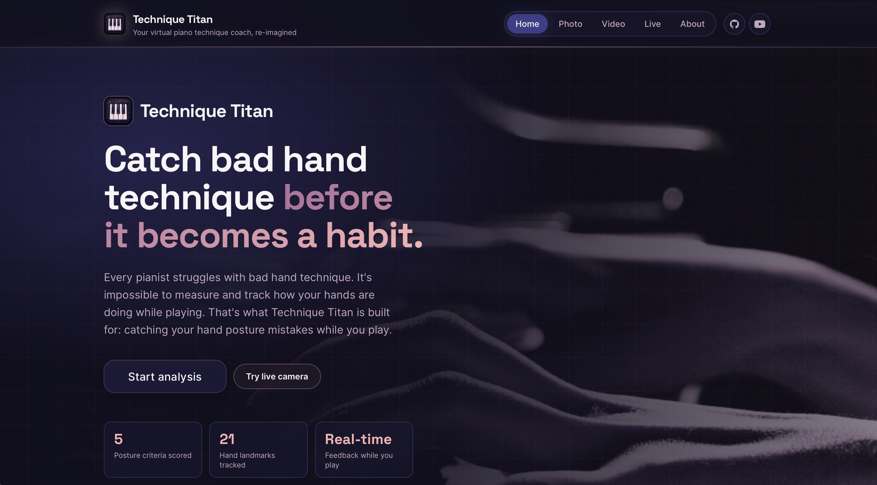 TechniqueTitan app preview